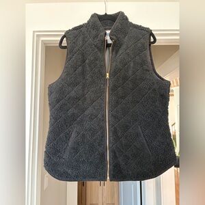 Old Navy Charcoal Gray Quilted Vest